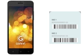 How to find the IMEI code on GSmart Guru