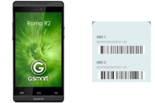 How to find the IMEI code on GSmart Roma R2