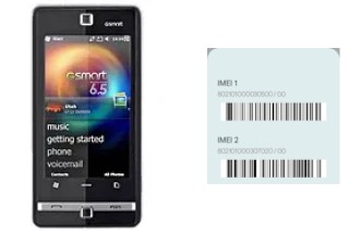 How to see the IMEI code in GSmart S1205