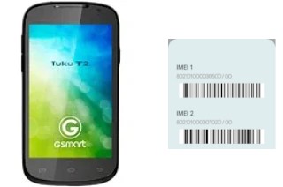 How to see the IMEI code in GSmart Tuku T2