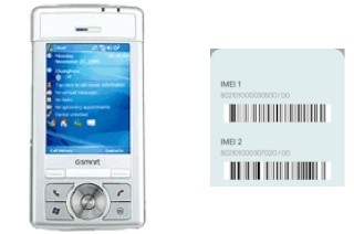 How to see the IMEI code in GSmart i300