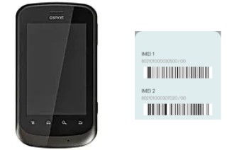 How to find the IMEI code on GSmart G1342 Houston