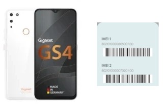 How to see the IMEI code in Gigaset GS4