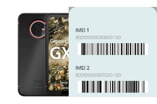 How to see the IMEI code in Gigaset GX4