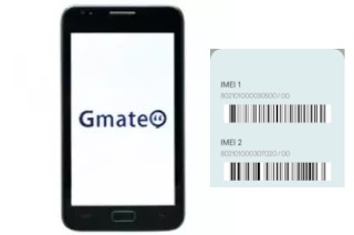 How to find the IMEI code on GMate 6577 Plus