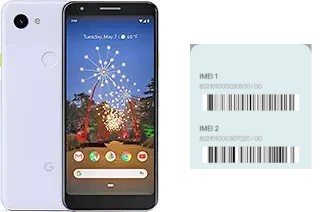 How to see the IMEI code in Pixel 3a XL