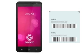 How to see the IMEI code in GSmart Arty A3