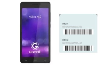 How to see the IMEI code in GSmart Mika M2