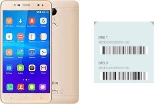 How to find the IMEI code on Haier L7