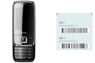 How to see the IMEI code in Haier U60