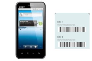 How to see the IMEI code in HEDY S803