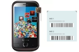 How to see the IMEI code in Amaze HT-808