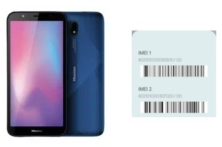 How to see the IMEI code in HiSense E20