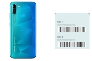 How to see the IMEI code in HiSense E40