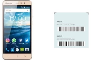 How to see the IMEI code in HiSense F10