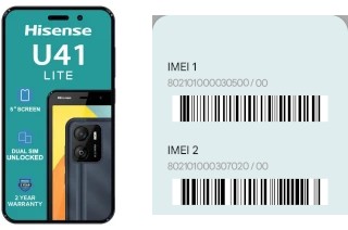 How to find the IMEI code on U41 Lite