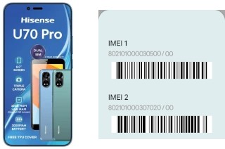 How to find the IMEI code on U70 Pro