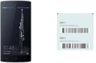 How to see the IMEI code in HomTom HT7