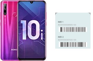 How to see the IMEI code in Honor 10i