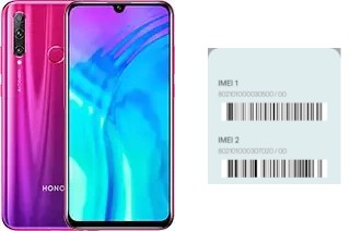 How to see the IMEI code in Honor 20i