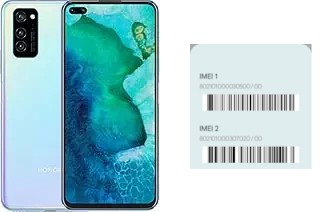 How to find the IMEI code on Honor V30