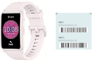How to see the IMEI code in Watch ES