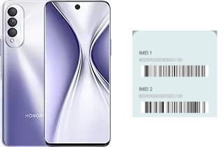 How to find the IMEI code on X20 SE