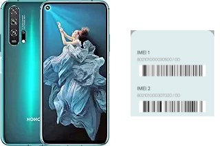 How to find the IMEI code on 20 Pro