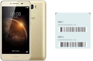 How to see the IMEI code in Honor 5A