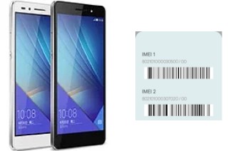 How to see the IMEI code in Honor 7