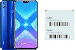 How to see the IMEI code in Honor 8X