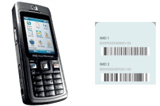 How to see the IMEI code in iPAQ 514