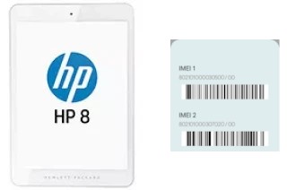 How to find the IMEI code on HP 8