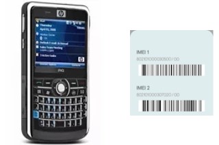 How to see the IMEI code in iPAQ 910c