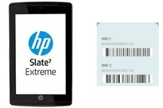 How to find the IMEI code on Slate7 Extreme