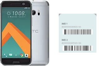 How to find the IMEI code on HTC 10