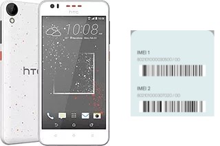 How to find the IMEI code on Desire 825