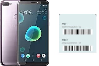 How to see the IMEI code in Desire 12+