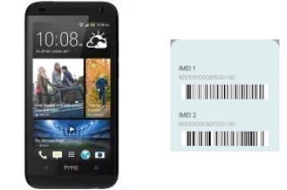 How to see the IMEI code in Desire 601