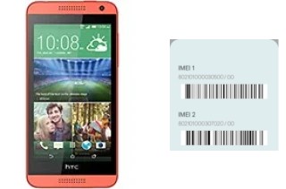 How to find the IMEI code on Desire 610