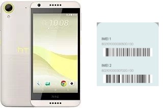 How to find the IMEI code on Desire 650