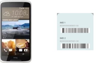 How to see the IMEI code in Desire 828