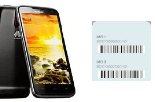 How to see the IMEI code in Ascend D1