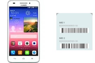 How to find the IMEI code on Ascend G620s