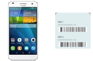 How to find the IMEI code on Ascend G7