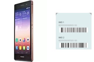 How to see the IMEI code in Ascend P7 Sapphire Edition