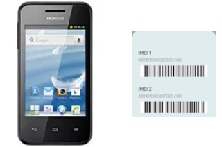 How to find the IMEI code on Ascend Y220