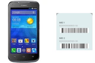 How to find the IMEI code on Ascend Y520