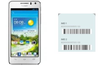 How to find the IMEI code on Ascend G600