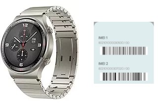 How to find the IMEI code on Watch GT 2 Porsche Design